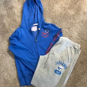 PINK University of Kansas outfit